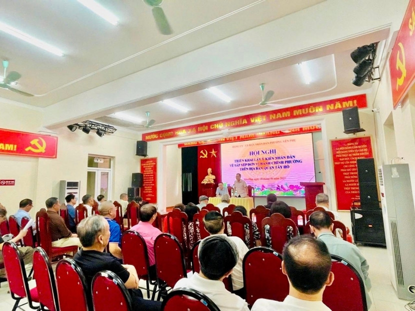 Hội nghị lấy ý kiến của nhân dân Hội nghị lấy ý kiến của nhân dân