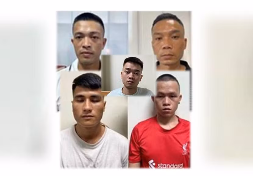 Nhóm đối tượng bị cơ quan CSĐT bắt giữ
