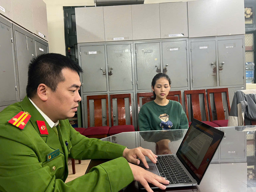 Cơ quan CSĐT lấy lời khai đối tượng liên quan