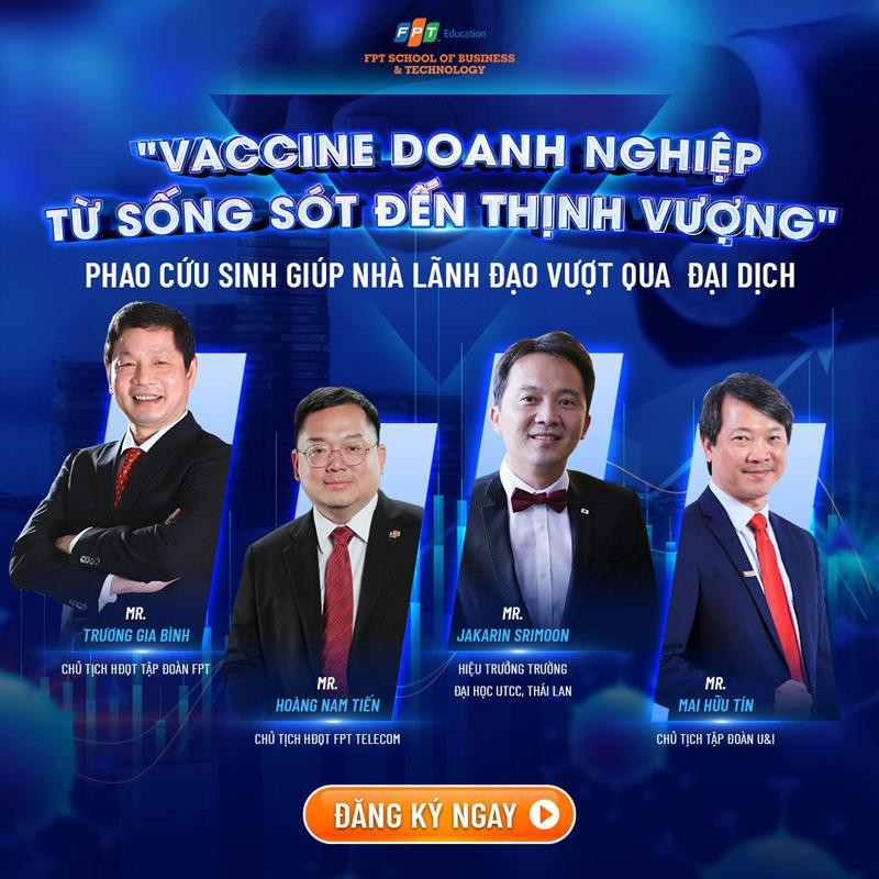 Những doanh nhân hàng đầu Việt Nam, dày dặn kinh nghiệm vượt qua khủng hoảng tham gia tọa đàm
