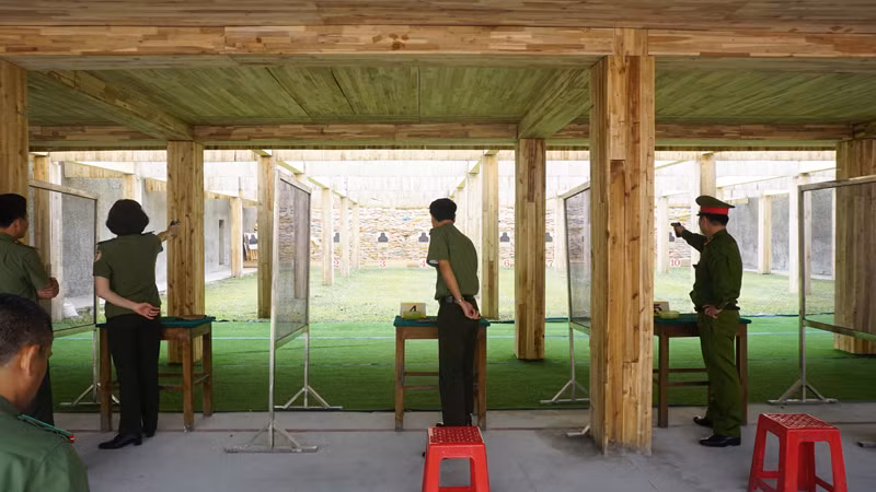 Qua giải thi bắn súng Báo An ninh Thủ đô để tuyển chọn các xạ thủ xuất sắc vào đội tuyển của Công an thành phố tham gia các Giải bắn súng do Bộ Công an tổ chức