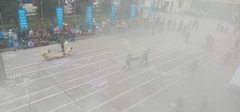 Các VĐV tranh tài từng giây với từng nội dung khác nhau