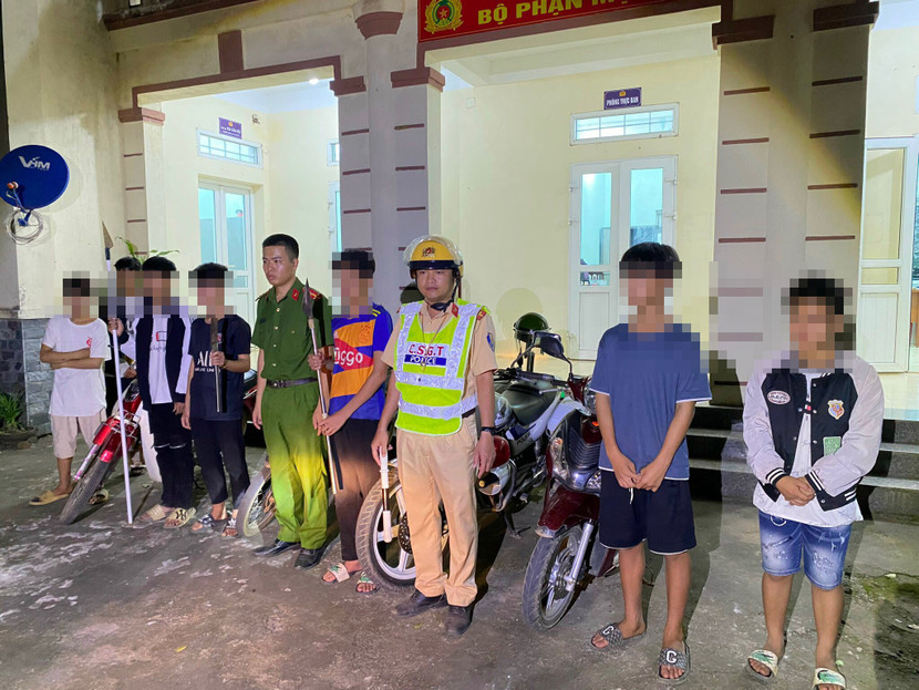 Cơ quan Công an kịp thời ngăn chặn vụ các thanh, thiếu niên mang hung khí đi giải quyết mâu thuẫn