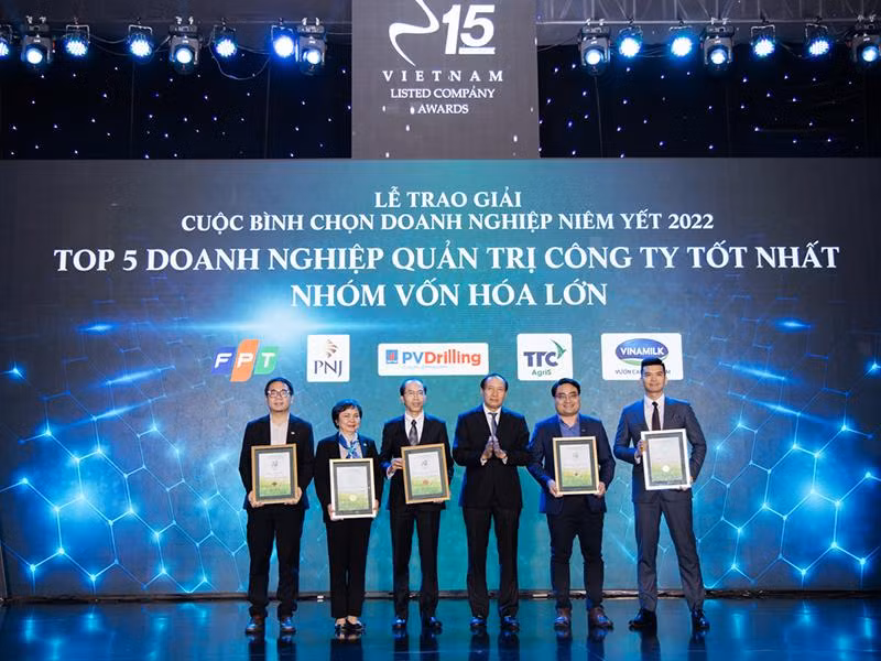 FPT được “ghi danh” trong suốt 5 năm ra đời giải thưởng Quản trị công ty trong khuôn khổ Cuộc bình chọn Doanh nghiệp niêm yết