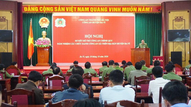 Thực hiện Đề án số 03 của Giám đốc CATP Hà Nội về việc bố trí Công an chính quy đảm nhiệm chức danh Công an xã trên địa bàn, CAH Ba Vì đã triển khai 30/30 xã có lực lượng Công an chính quy
