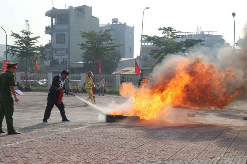 Nội dung thi chữa cháy