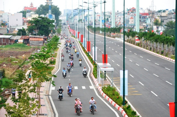 Thông xe tuyến đường hiện đại và đẹp nhất TP.HCM ảnh 6