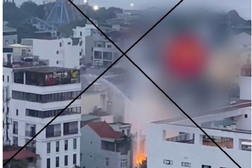 Thông tin cháy tại quận Tây Hồ là sai sự thật