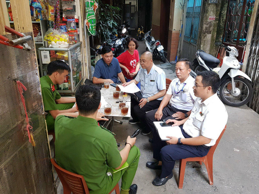 Đoàn Công tác kiểm tra an toàn PCCC tại địa bàn quận Hoàn Kiếm Đoàn Công tác kiểm tra an toàn PCCC tại địa bàn quận Hoàn Kiếm