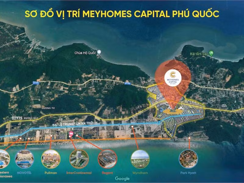 Meyhomes Capital Crystal City quy tụ 3 đại lộ quan trọng bậc nhất đảo Ngọc
