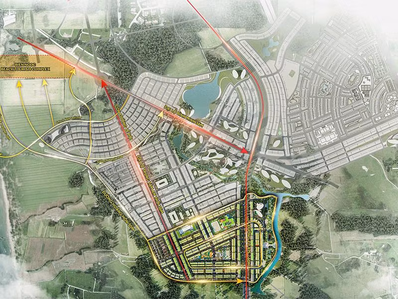 Vị trí cửa ngõ giao thương của Meyhomes Capital Crystal City