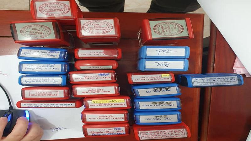 Tang vật cơ quan công an thu giữ