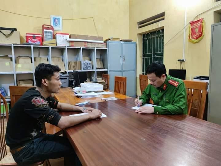 Cơ quan công an lấy lời khai đối tượng Nhật