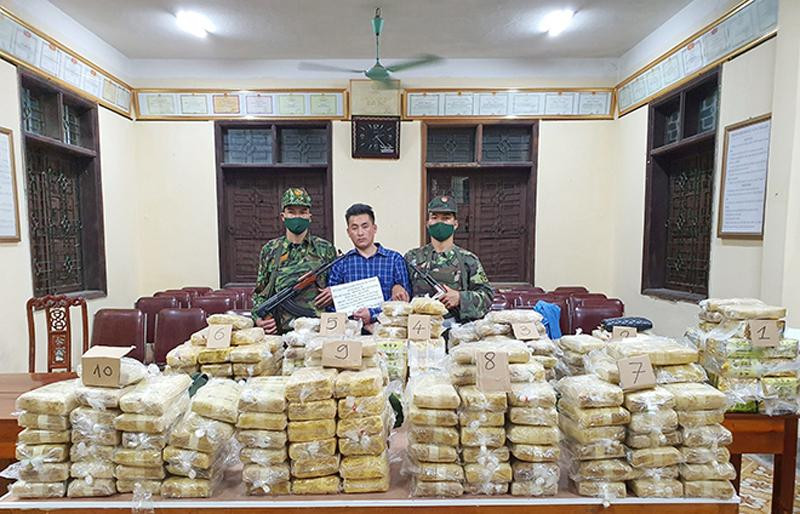 Đối tượng Năng và tang vật vụ án