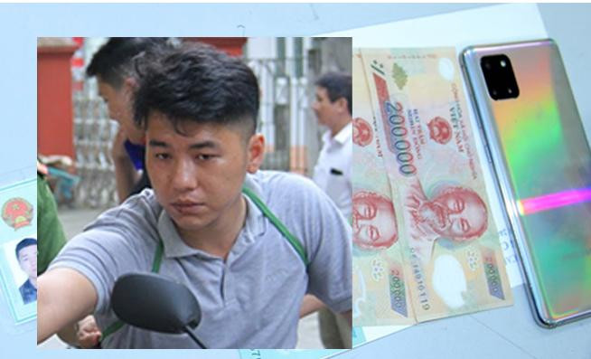 Đối tượng Trường và tang vật vụ án