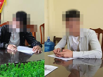 Hai đối tượng đã thừa nhận hành vi sai trái