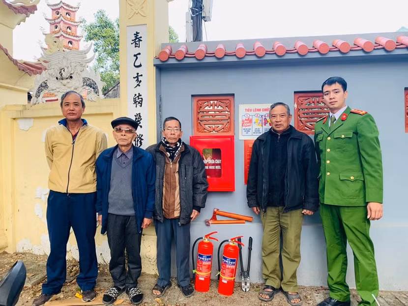 Điểm chữa cháy công cộng tại thôn 2 xã Hương Ngải