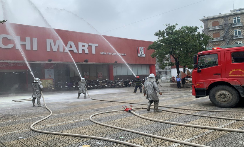 Các lực lượng tham gia diễn tập phương án