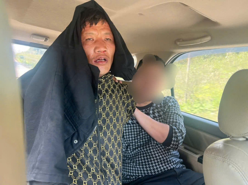 Đối tượng Sùng A Tồng thời điểm vừa bị bắt giữ Đối tượng Sùng A Tồng thời điểm vừa bị bắt giữ