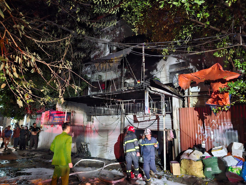 Đám cháy đã không gây thương vong về người Đám cháy đã không gây thương vong về người