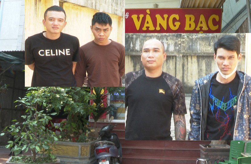 Các đối tượng liên quan đến vụ việc bị công an bắt giữ Các đối tượng liên quan đến vụ việc bị công an bắt giữ