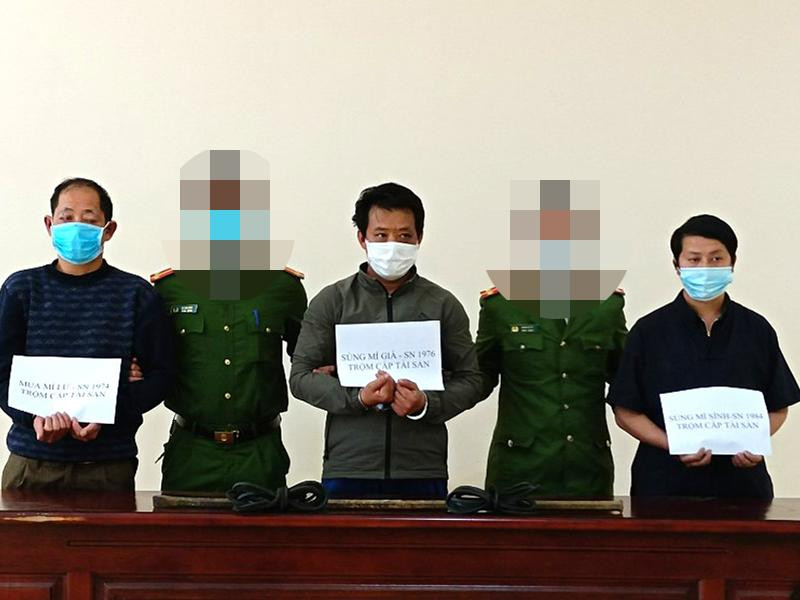 Công an huyện Mèo Vạc điều tra, làm rõ hành vi trộm cắp tài sản của 3 đối tượng