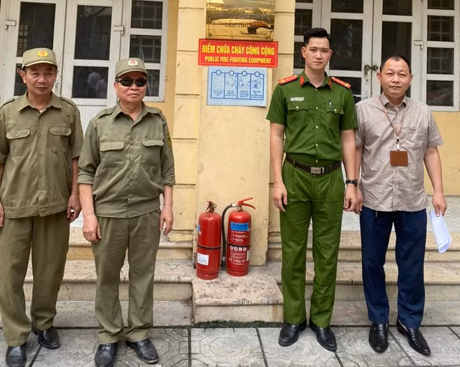 Điểm chữa cháy công cộng tại phường Quảng An