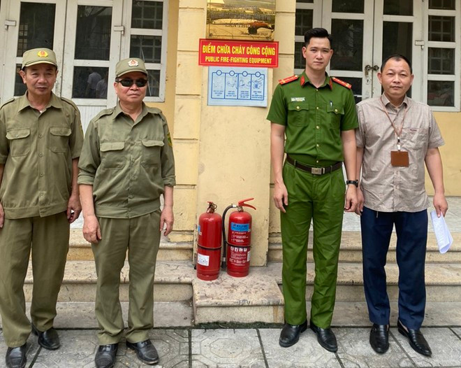 Điểm chữa cháy công cộng tại phường Quảng An