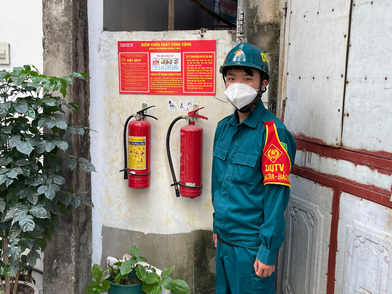 Điểm chữa cháy công cộng tại phường Nhật Tân