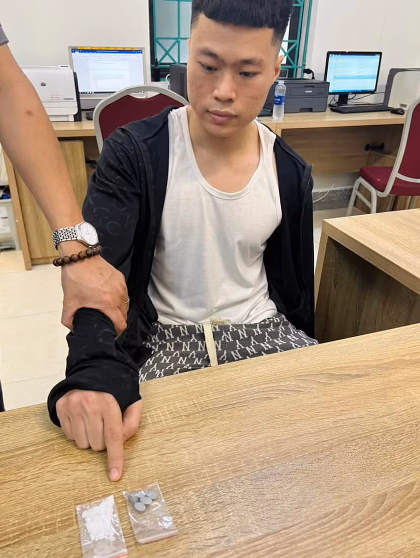 Đối tượng Hùng và tang vật