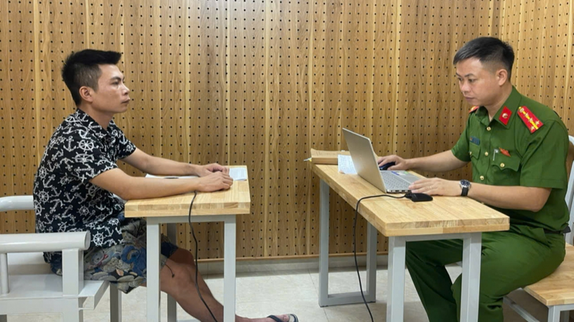 Cơ quan Công an làm việc với đối tượng Hào