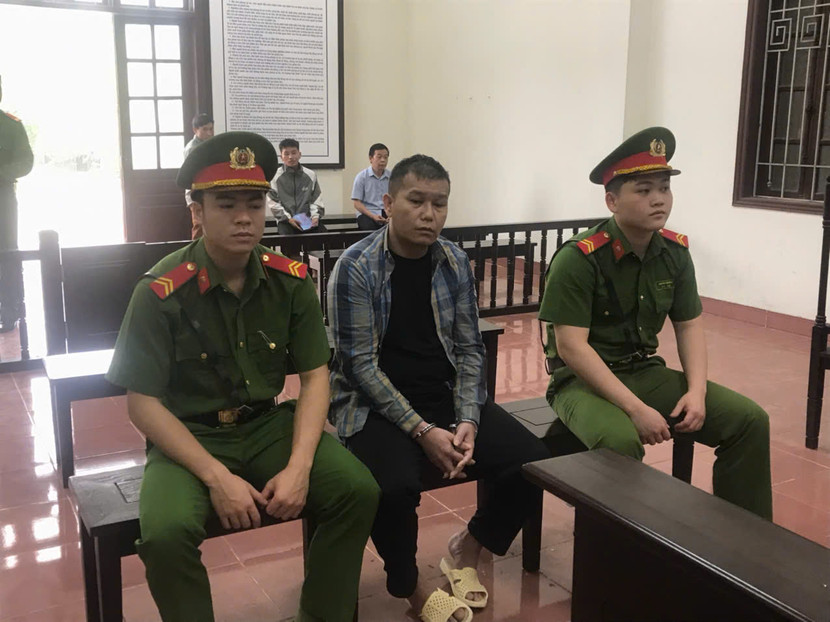 Đối tượng Vàng tại phiên toà xét xử