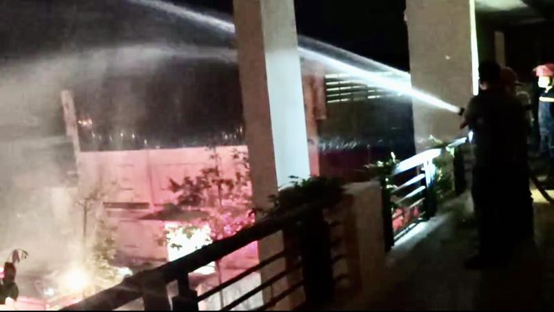 CBCS huấn luyện sử dụng máy móc, phương tiện chữa cháy