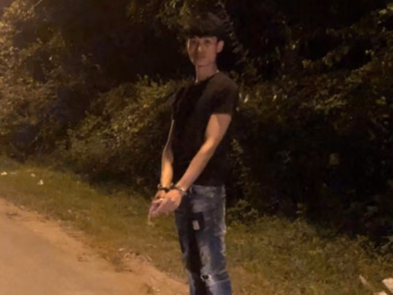 Đối tượng Tuấn và hiện trường gây án khiến cô gái bị thương