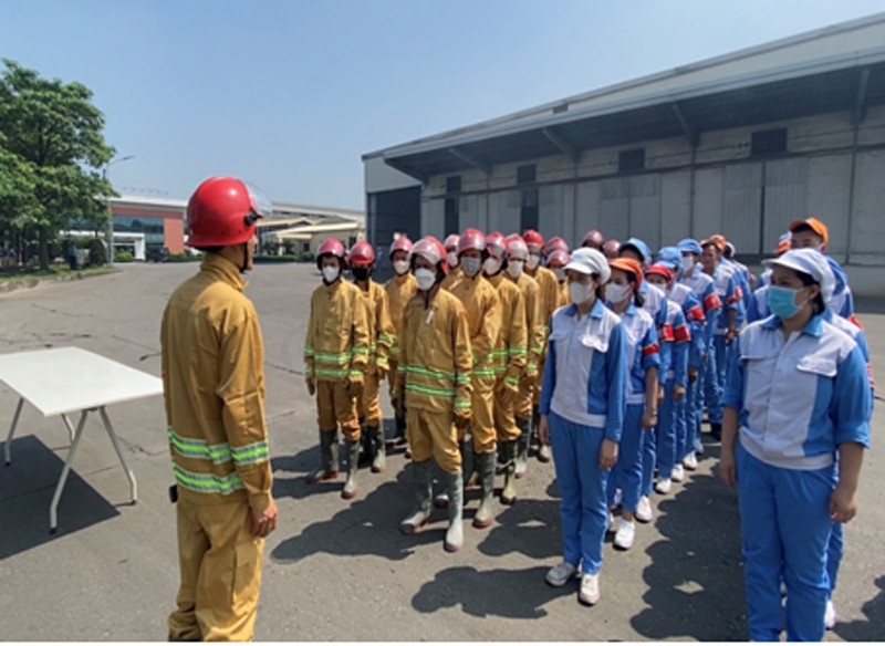 : Lực lượng PCCC cơ sở tập trung, phân công nhiệm vụ triển khai phương án