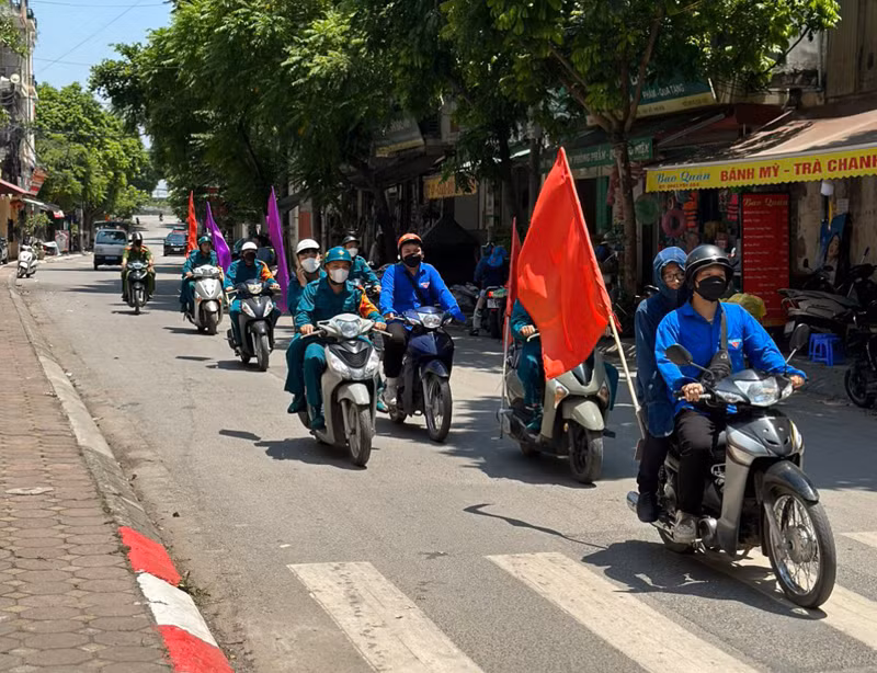 Phường Phú Thượng ra quân tuyên truyền hưởng ứng tháng hành động phòng, chống ma túy năm 2023
