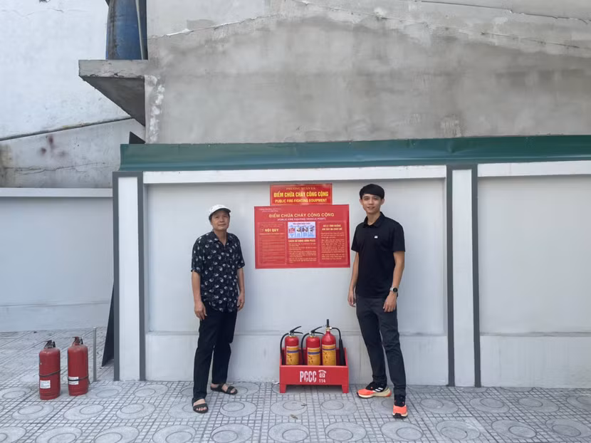 Liên tiếp kích hoạt 6 điểm chữa cháy công cộng trên địa bàn phường Xuân La