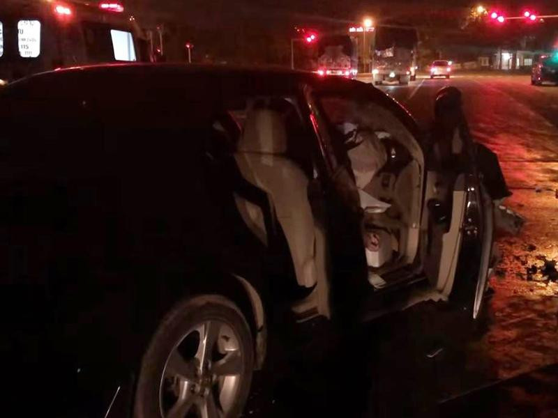 Khu vực xảy ra vụ việc tại ngã tư Kim Anh – sân bay Nội Bài, huyện Sóc Sơn