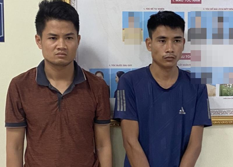 Hai đối tượng bị Cơ quan Công an bắt giữ