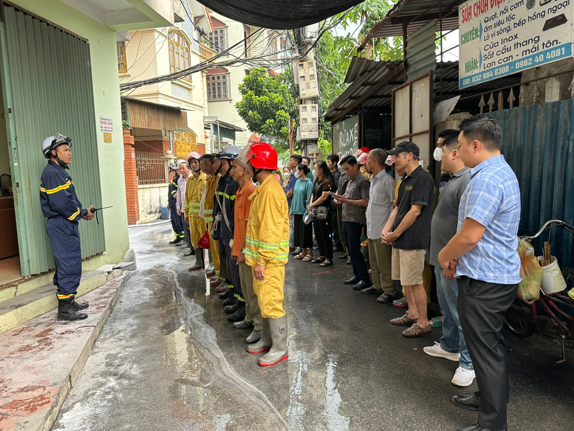 Các lực lượng được huy động tham gia thực tập phương án Các lực lượng được huy động tham gia thực tập phương án