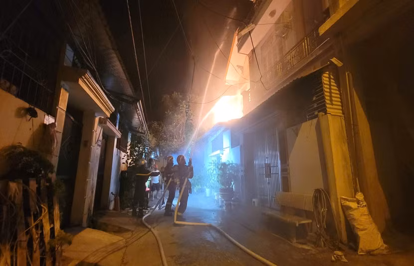 Các lực lượng huy động tham gia thực tập