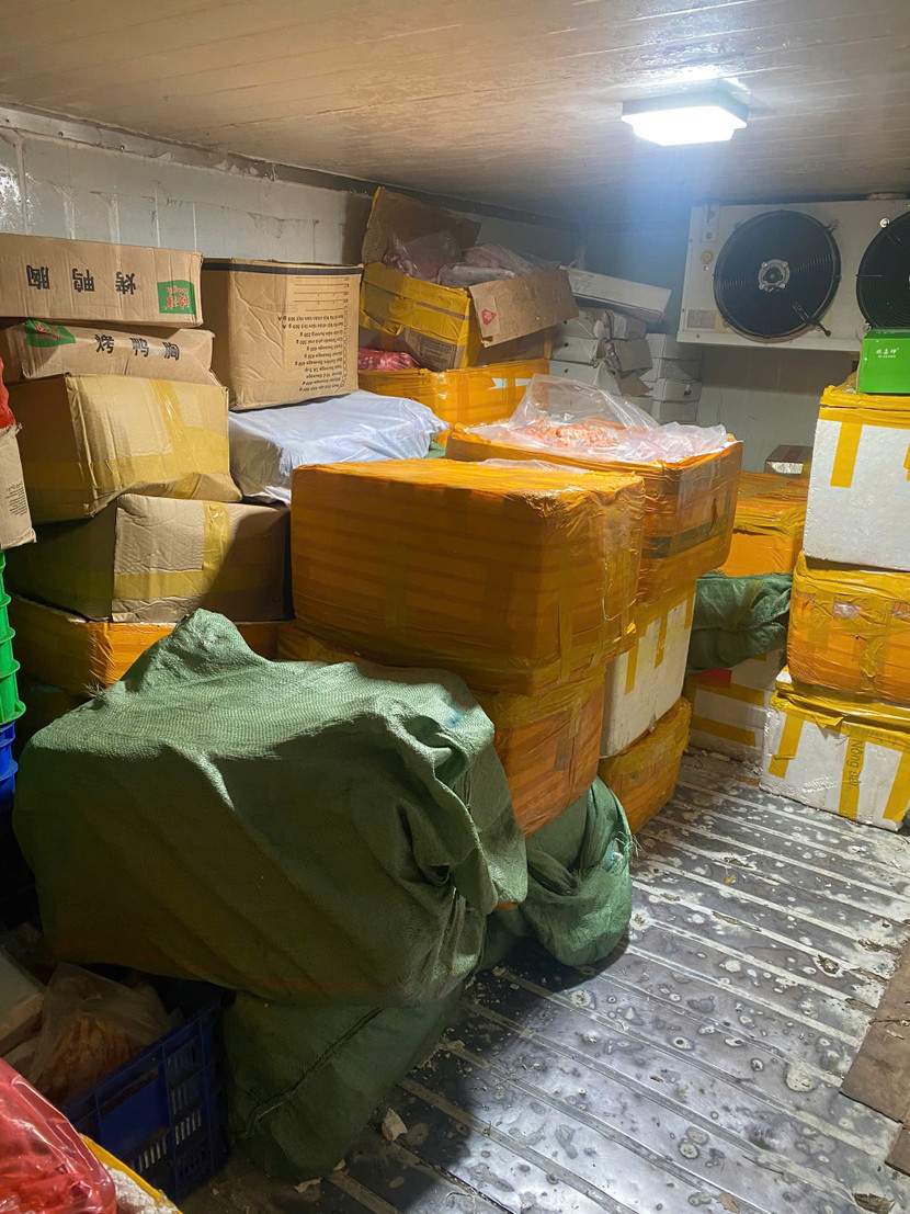 Số hàng hóa tổ công tác thu giữ