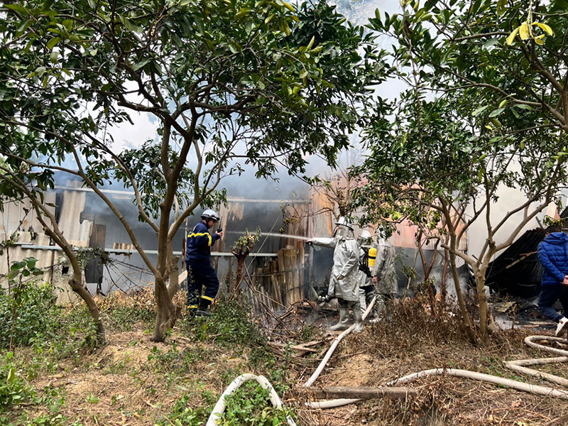 CBCS luôn nêu cao tình thần sẵn sàng chiến đấu, nghiêm túc ứng trực xử lý nhanh, hiệu quả tình huống chảy nổ xảy ra