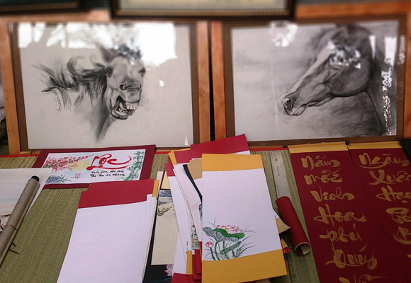 Xuân về, ông đồ xuống phố ảnh 8 Xuân về, ông đồ xuống phố ảnh 8