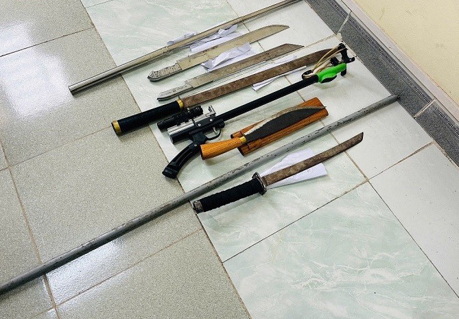 Tang vật cơ quan Công an thu giữ