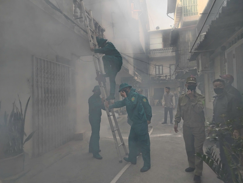 Các lực lượng được huy động diễn tập tìm kiếm cứu nạn Các lực lượng được huy động diễn tập tìm kiếm cứu nạn