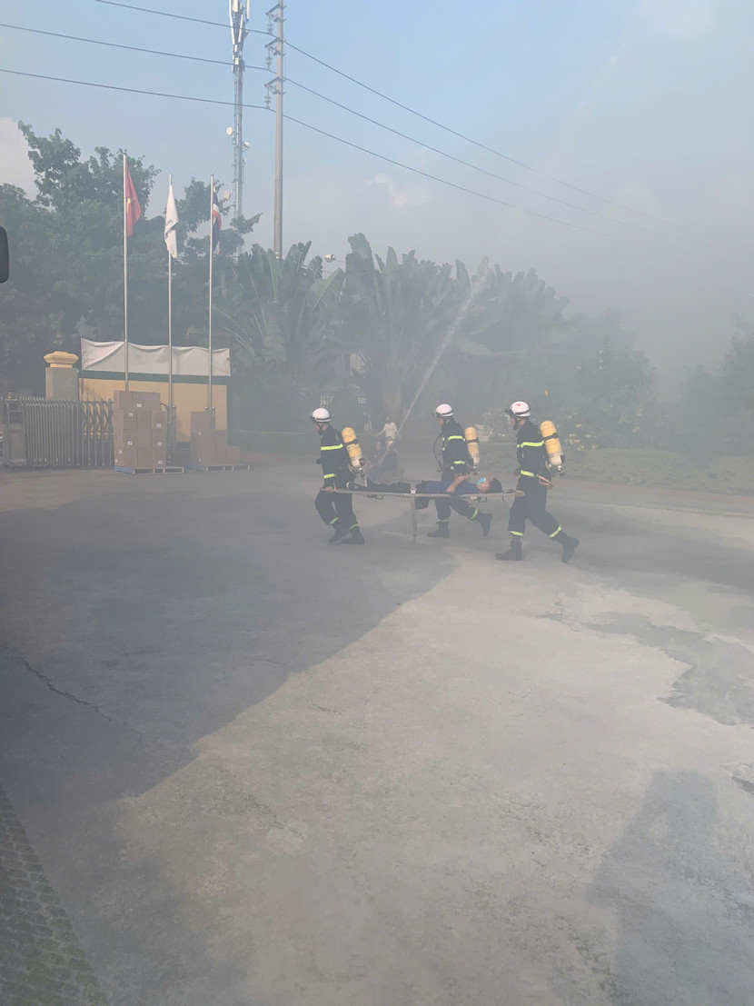 Các lực lượng triển khai diễn tập phương án tìm kiếm cứu nạn