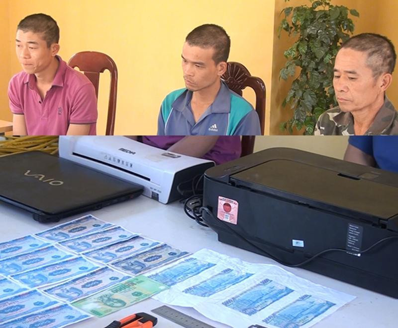 Các đối tượng và tang vật