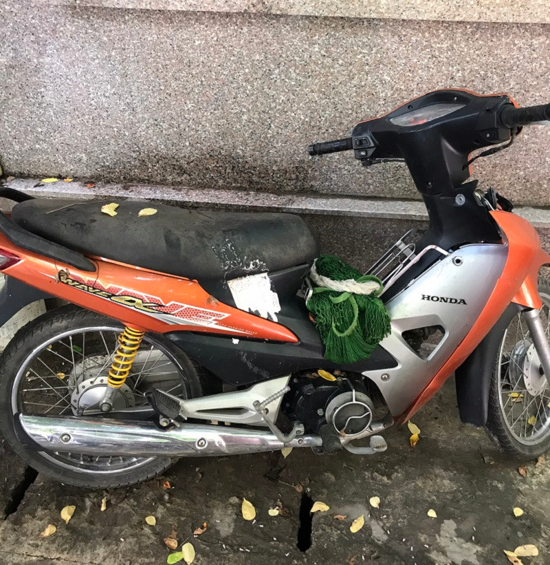 Hình ảnh chiếc xe tang vật