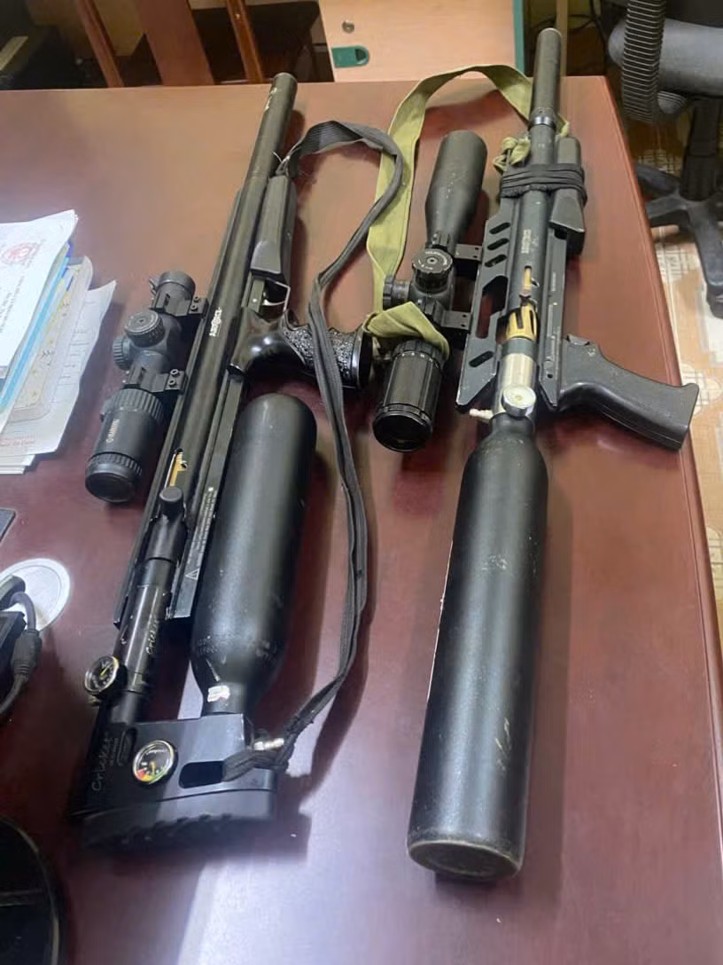 Tang vật cơ quan Công an thu giữ